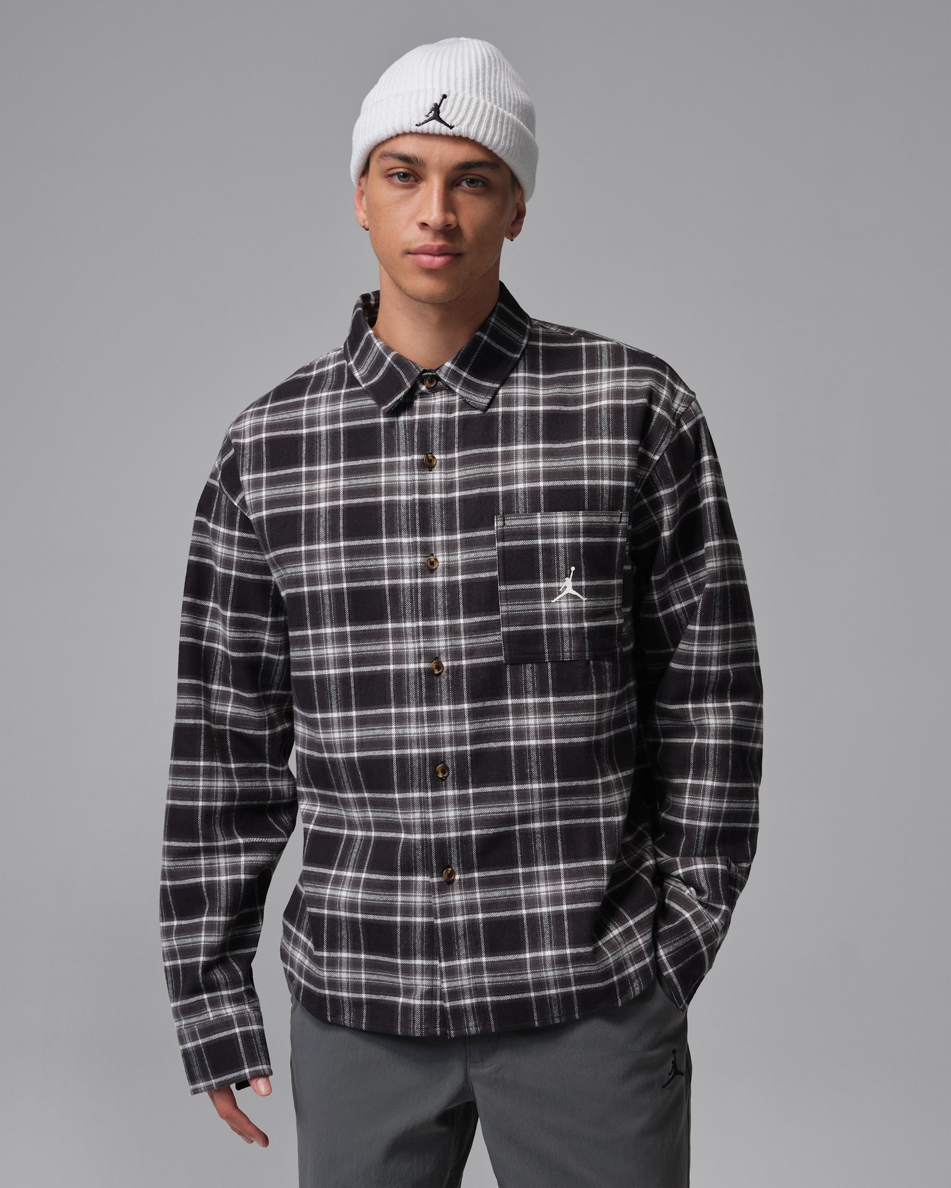 Jordan Brooklyn Men's Graphic Flannel. Nike JP